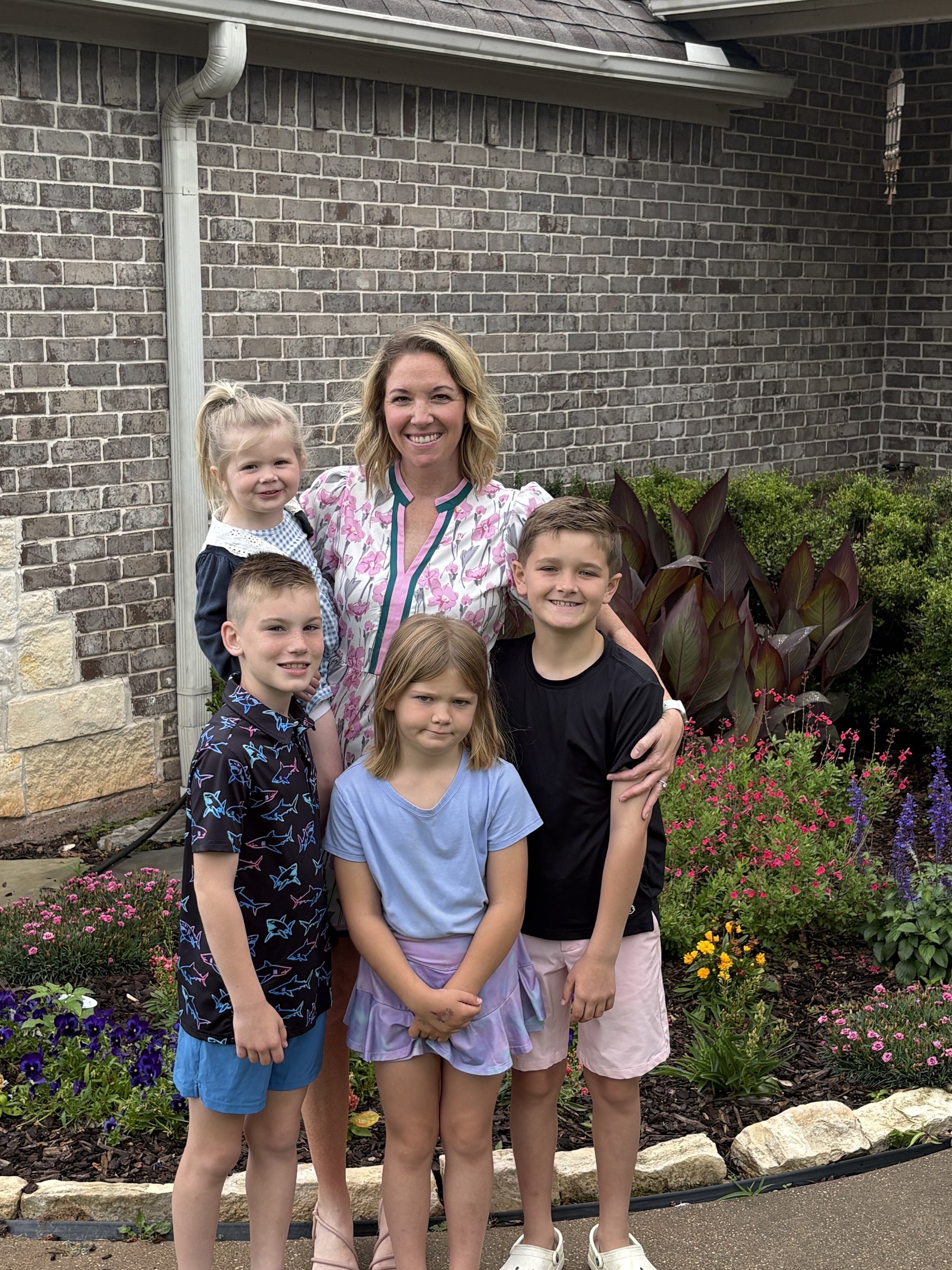 Dr. Craig Raschke with his family in Longview, TX