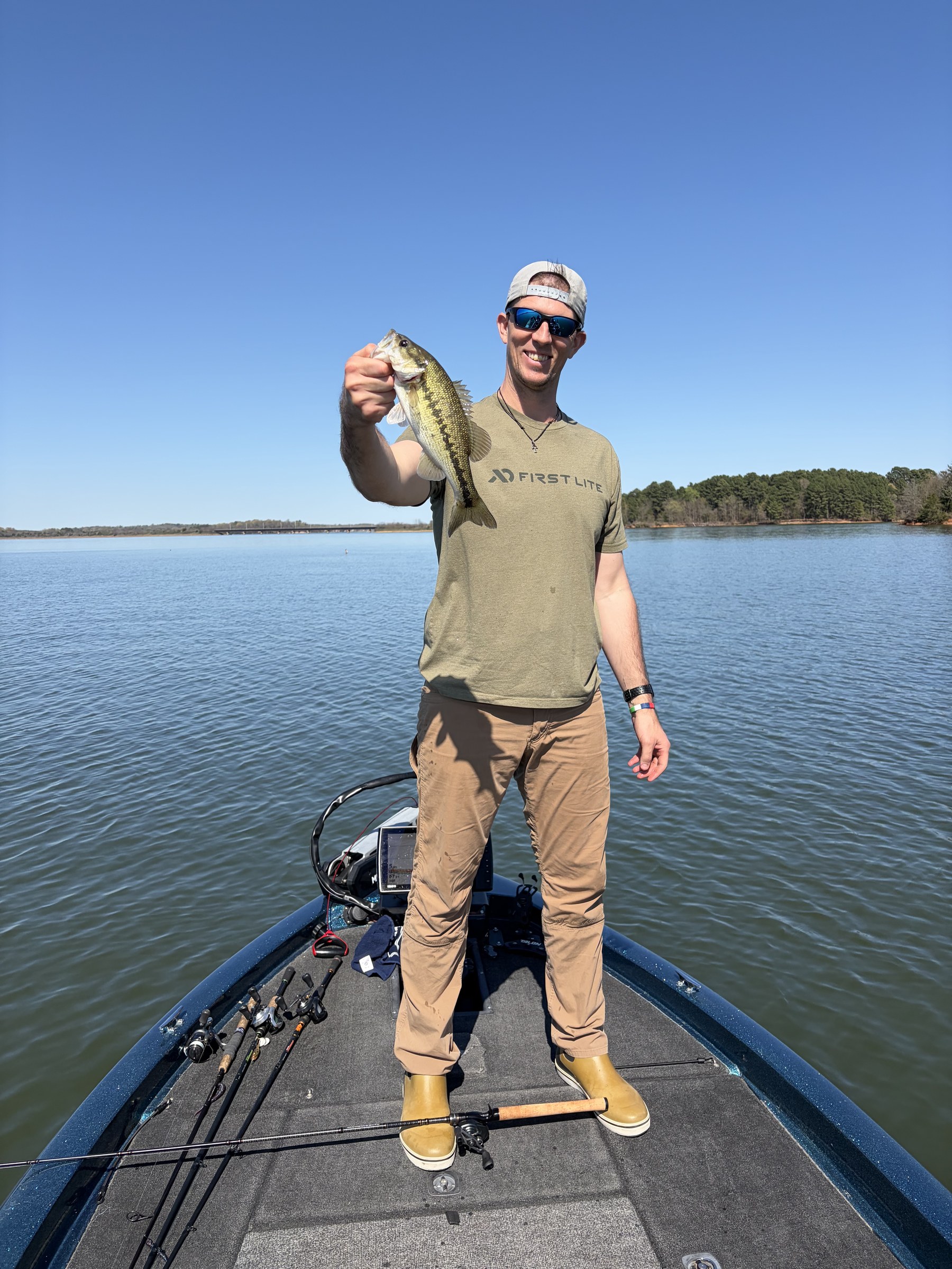 Dr. Craig Raschke fishing in East Texas